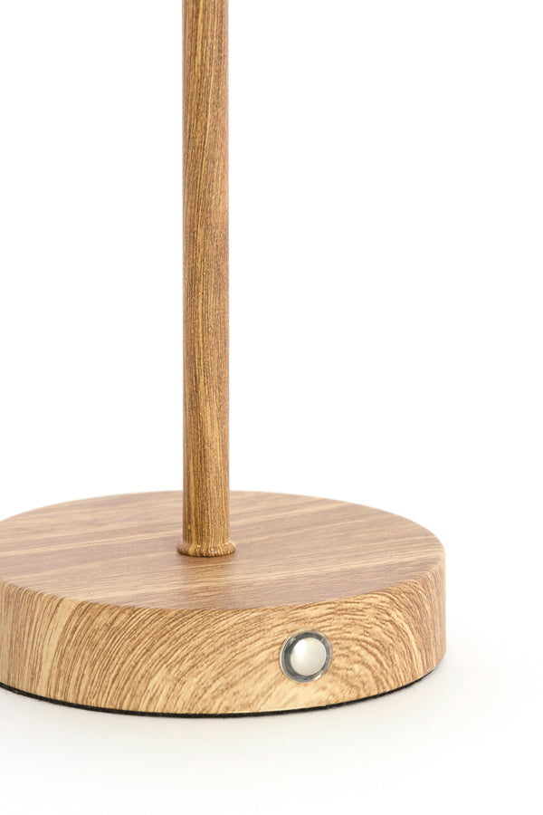 Light & Living Lighting Table lamp LED 17x35 cm DINY wood print+cream House of Isabella UK