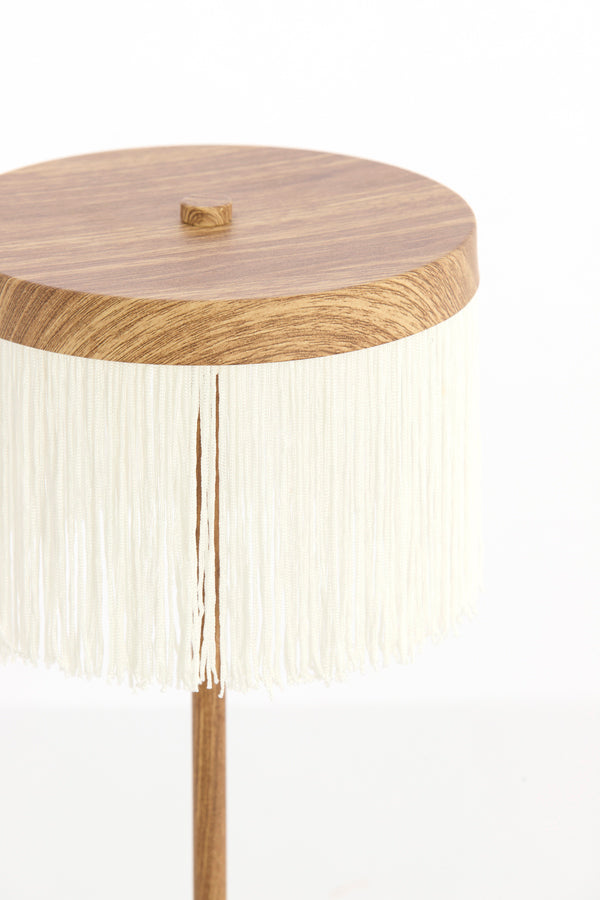 Light & Living Lighting Table lamp LED 17x35 cm DINY wood print+cream House of Isabella UK