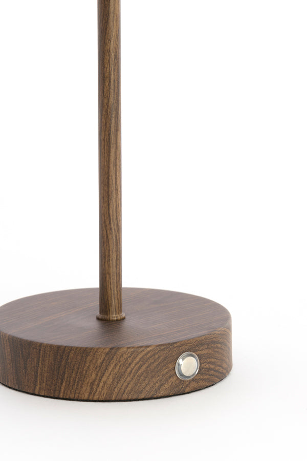 Light & Living Lighting Table lamp LED 17x35 cm DINY wood print dark brown+cream House of Isabella UK