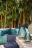 Light & Living Lighting Table lamp LED 21x28 cm TAJERA glass dark green+gold House of Isabella UK
