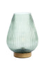 Light & Living Lighting Table lamp LED 21x28 cm TAJERA glass dark green+gold House of Isabella UK