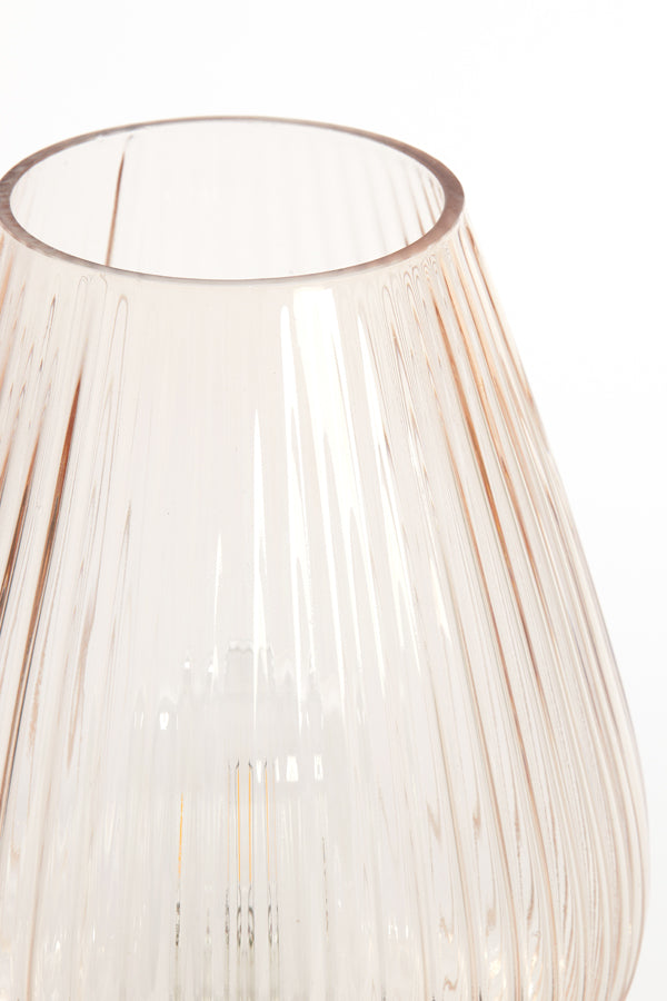 Light & Living Lighting Table lamp LED 21x28 cm TAJERA glass peach+gold House of Isabella UK