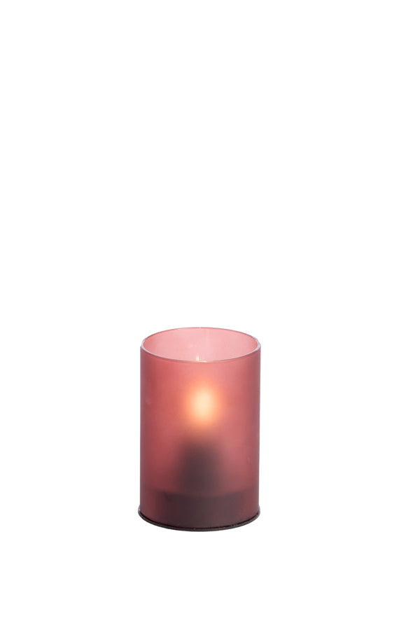 Light & Living Lighting Table lamp LED 7x10 cm VAZOLLA glass matt burgundy House of Isabella UK