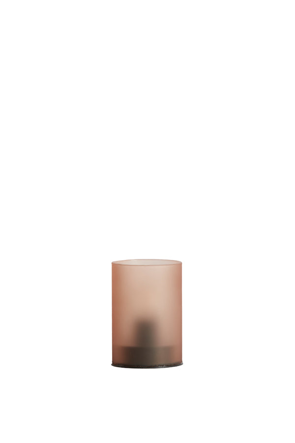 Light & Living Lighting Table lamp LED 7x10 cm VAZOLLA glass matt caramel House of Isabella UK