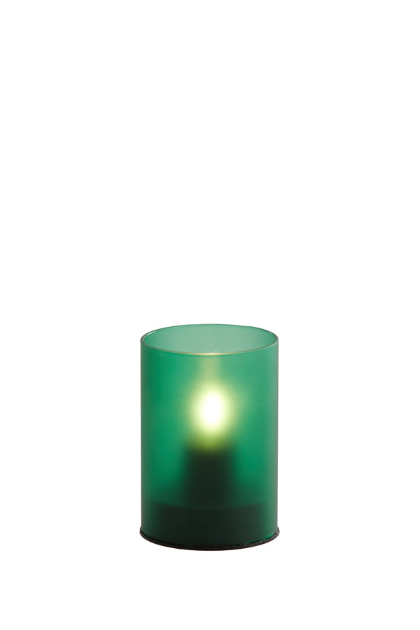 Light & Living Lighting Table lamp LED 7x10 cm VAZOLLA glass matt dark green House of Isabella UK