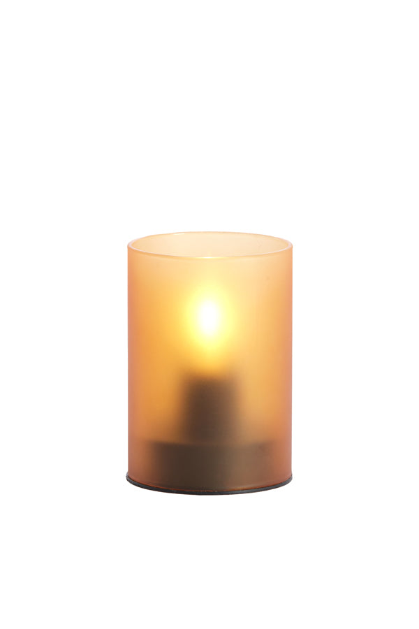 Light & Living Lighting Table lamp LED 7x10 cm VAZOLLA glass matt orange-brown House of Isabella UK