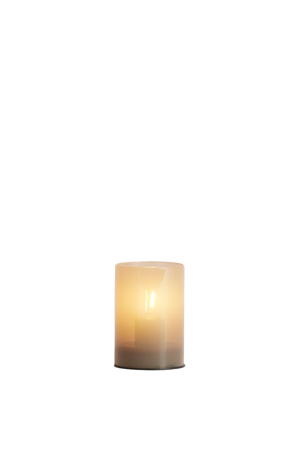 Light & Living Lighting Table lamp LED 7x10 cm VAZOLLA glass milky sand House of Isabella UK
