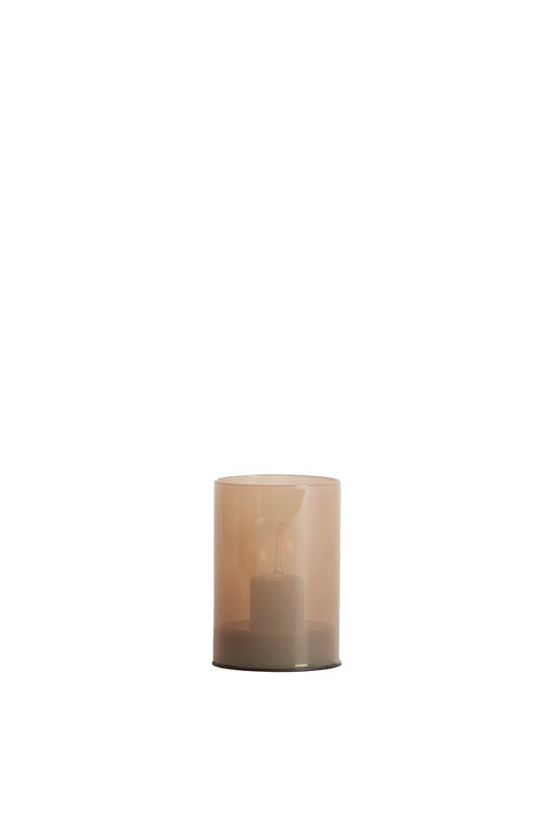 Light & Living Lighting Table lamp LED 7x10 cm VAZOLLA glass milky sand House of Isabella UK