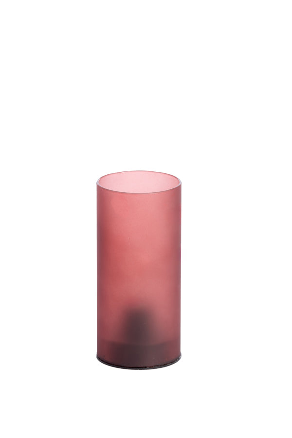 Light & Living Lighting Table lamp LED 7x15 cm VAZOLLA glass matt burgundy House of Isabella UK