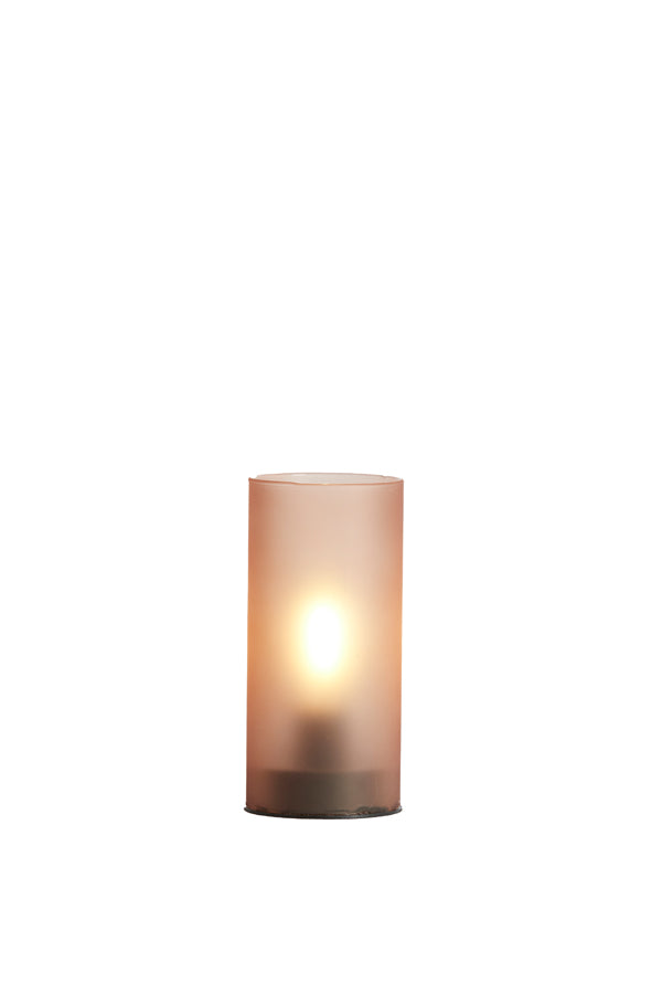 Light & Living Lighting Table lamp LED 7x15 cm VAZOLLA glass matt caramel House of Isabella UK