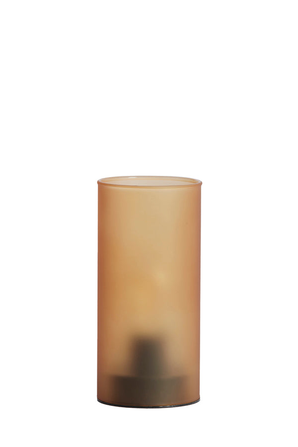 Light & Living Lighting Table lamp LED 7x15 cm VAZOLLA glass matt orange-brown House of Isabella UK