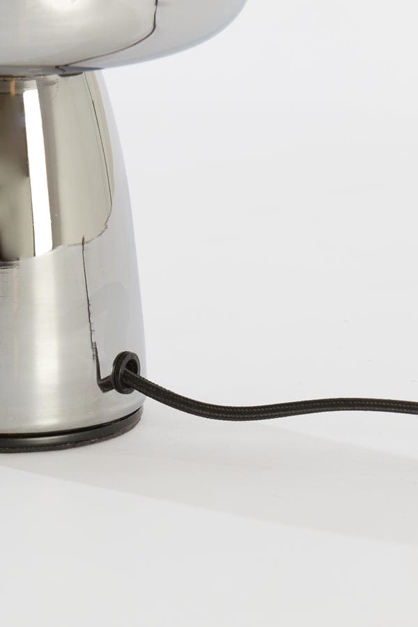 Table lamp Ø21x45 cm LOTTA smoked glass+gold | OUTLET.