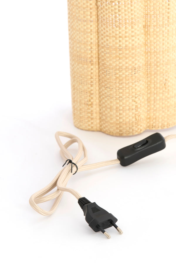 Light & Living Lighting Wall lamp 15x10x30,5 cm VERDANTIA raffia natural House of Isabella UK