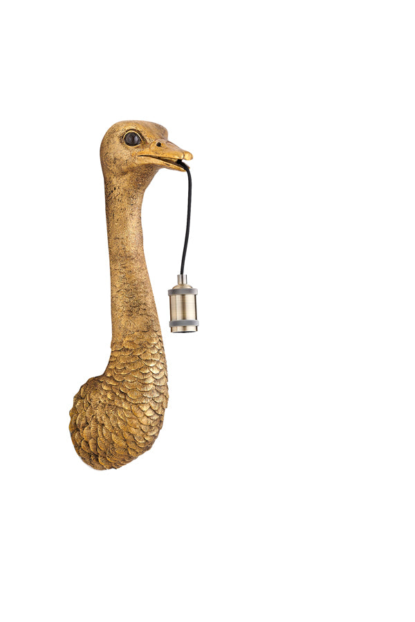 Light & Living Lighting Wall lamp 18x15,5x57,5 cm OSTRICH antique bronze House of Isabella UK