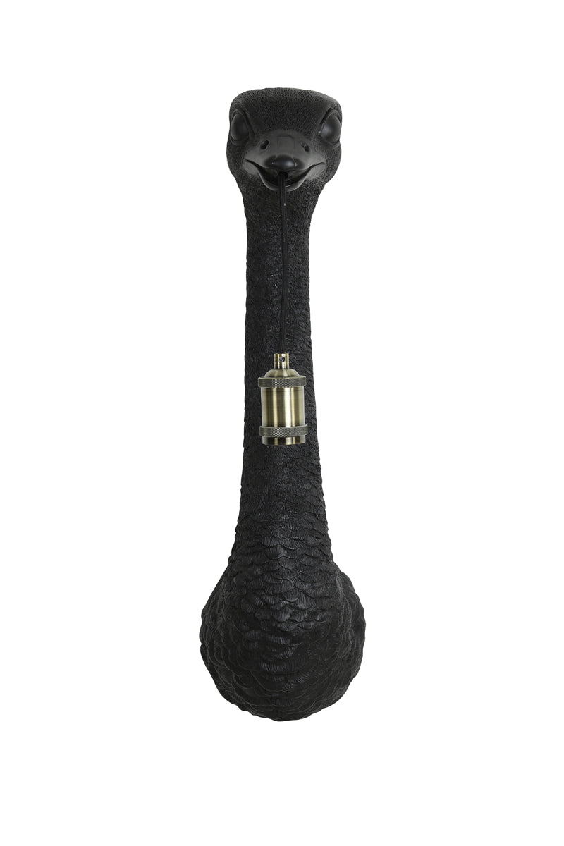 Light & Living Lighting Wall lamp 18x15,5x57,5 cm OSTRICH matt black House of Isabella UK
