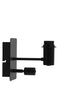 Light & Living Lighting Wall lamp 20x11x18 cm MONTANA matt black House of Isabella UK