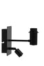 Light & Living Lighting Wall lamp 20x11x18 cm MONTANA matt black House of Isabella UK