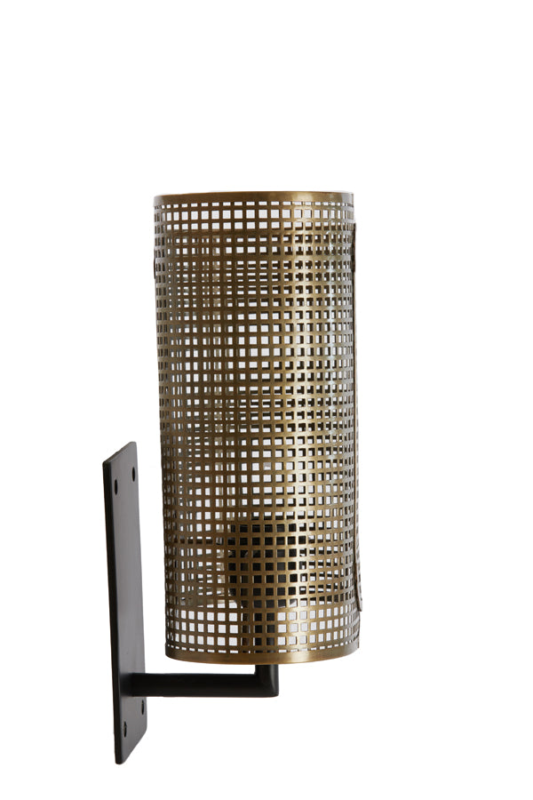 Light & Living Lighting Wall lamp 20x16x38,5 cm MACI antique bronze+matt black House of Isabella UK
