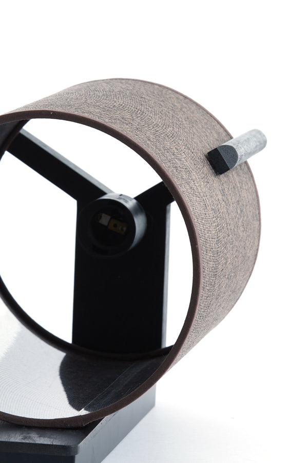 Light & Living Lighting Wall lamp 22x18x36 cm LITTO black+linen dark brown House of Isabella UK