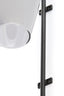 Light & Living Lighting Wall lamp 28x20x65 cm LUKARO glass smoked+matt black House of Isabella UK