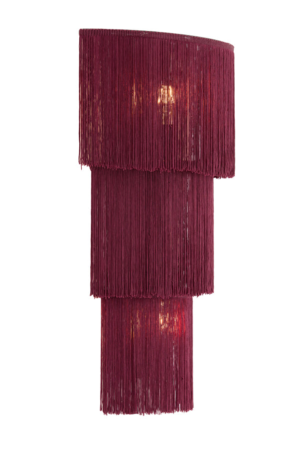Light & Living Lighting Wall lamp 2L 33x14x59 cm MALAIKA dark purple House of Isabella UK