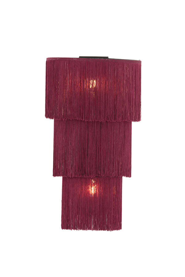 Light & Living Lighting Wall lamp 2L 33x14x59 cm MALAIKA dark purple House of Isabella UK