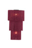 Light & Living Lighting Wall lamp 2L 33x14x59 cm MALAIKA dark purple House of Isabella UK