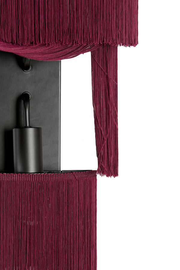 Light & Living Lighting Wall lamp 2L 33x14x59 cm MALAIKA dark purple House of Isabella UK