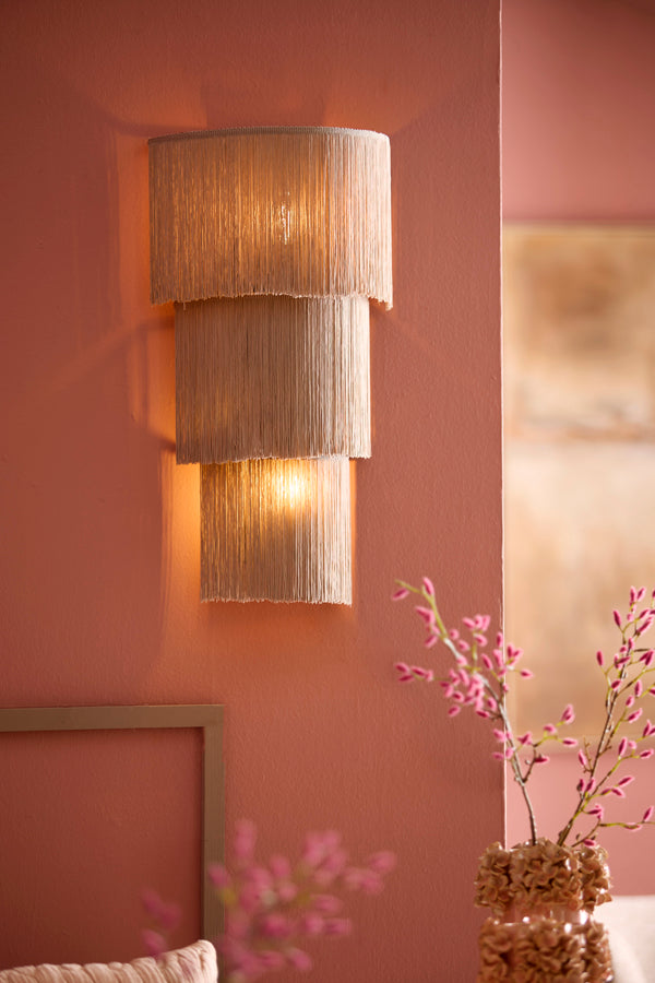 Light & Living Lighting Wall lamp 2L 33x14x59 cm MALAIKA taupe House of Isabella UK