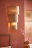 Light & Living Lighting Wall lamp 2L 33x14x59 cm MALAIKA taupe House of Isabella UK