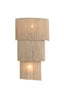 Light & Living Lighting Wall lamp 2L 33x14x59 cm MALAIKA taupe House of Isabella UK