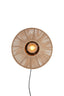 Light & Living Lighting Wall lamp 31x31 cm LYRA natural+matt black House of Isabella UK