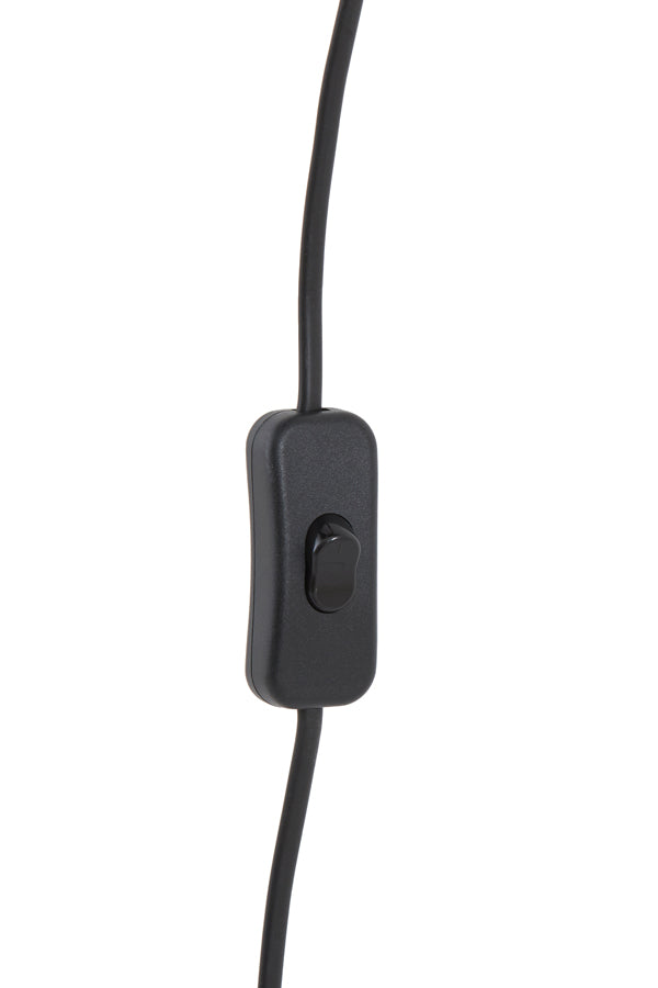 Light & Living Lighting Wall lamp 31x31 cm LYRA natural+matt black House of Isabella UK