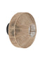 Light & Living Lighting Wall lamp 31x31 cm LYRA natural+matt black House of Isabella UK