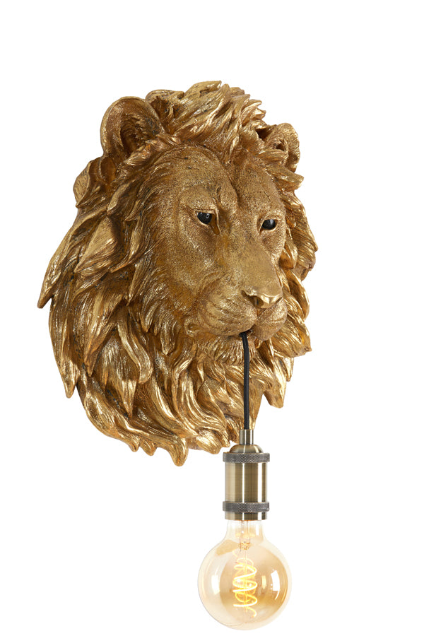 Light & Living Lighting Wall lamp 33,5x19x40,5 cm LION antique bronze House of Isabella UK