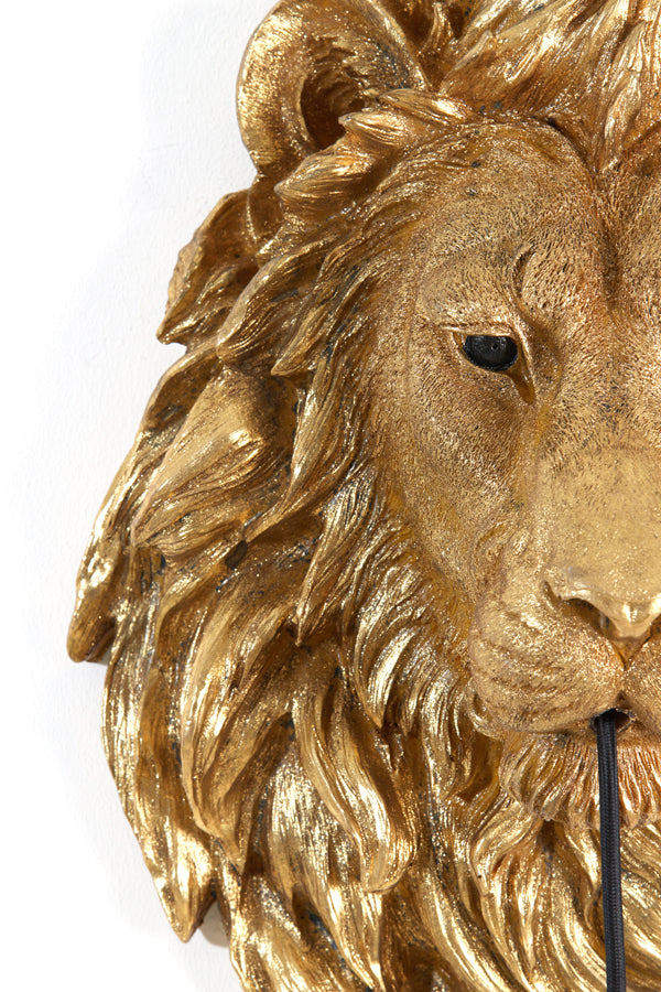 Light & Living Lighting Wall lamp 33,5x19x40,5 cm LION antique bronze House of Isabella UK