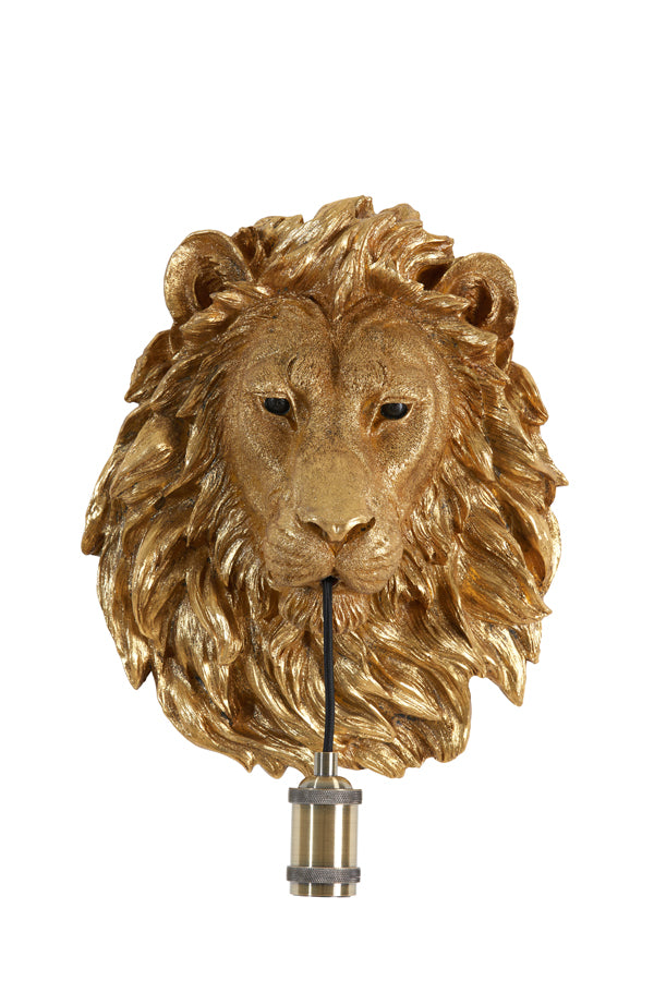 Light & Living Lighting Wall lamp 33,5x19x40,5 cm LION antique bronze House of Isabella UK