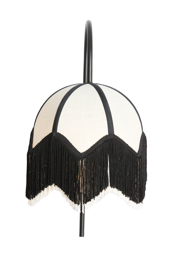 Light & Living Lighting Wall lamp 33x25x47 cm SULINA linen white+black House of Isabella UK