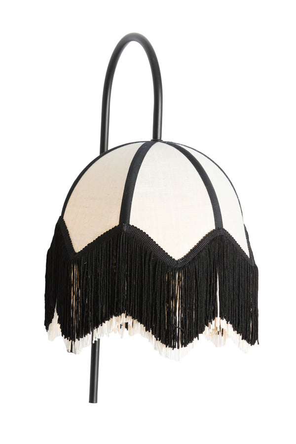 Light & Living Lighting Wall lamp 33x25x47 cm SULINA linen white+black House of Isabella UK