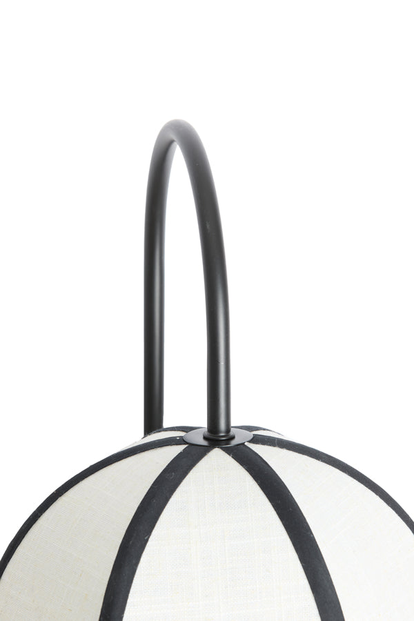 Light & Living Lighting Wall lamp 33x25x47 cm SULINA linen white+black House of Isabella UK
