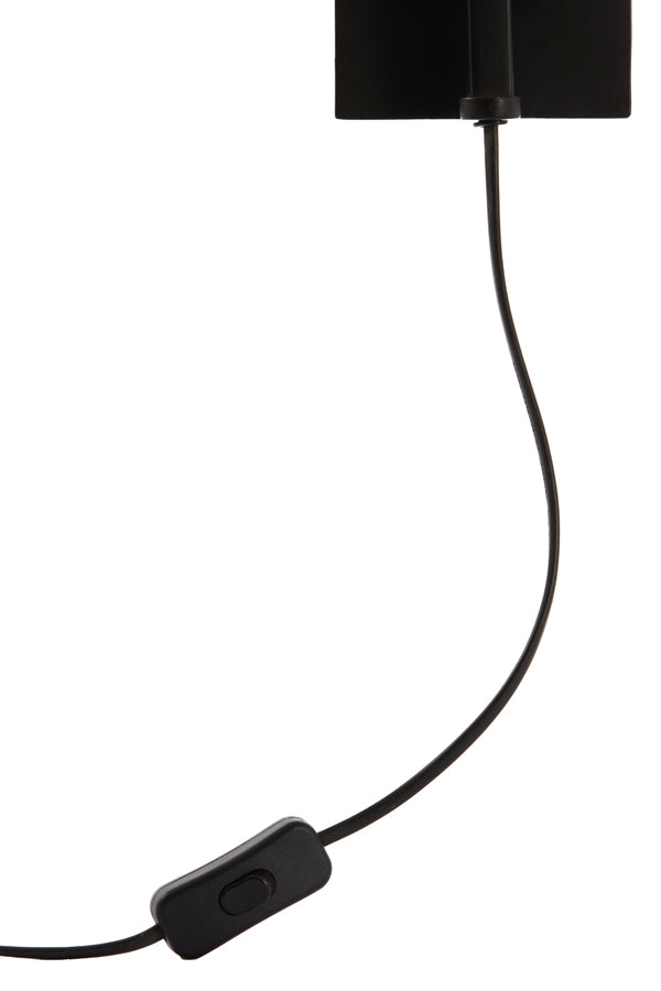 Light & Living Lighting Wall lamp 43x115 cm LYRA natural+matt black House of Isabella UK