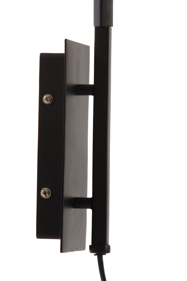 Light & Living Lighting Wall lamp 43x115 cm LYRA natural+matt black House of Isabella UK