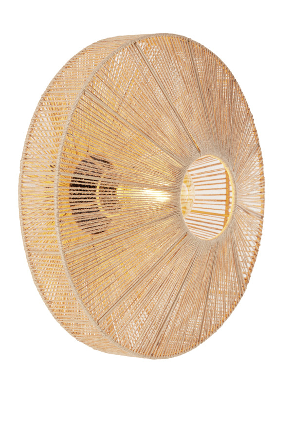 Light & Living Lighting Wall lamp 43x43 cm LYRA natural+matt black House of Isabella UK