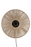 Light & Living Lighting Wall lamp 43x43 cm LYRA natural+matt black House of Isabella UK
