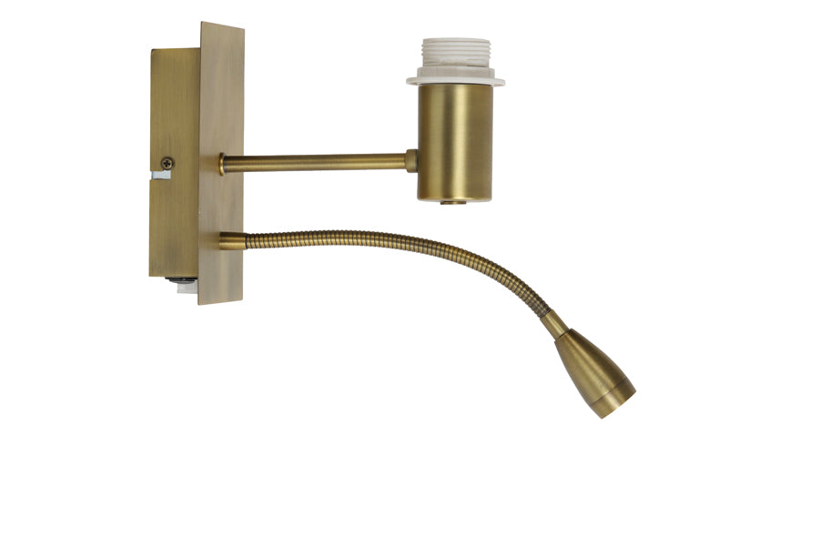 Light & Living Lighting Wall lamp+ledflex 20x11x35 cm REGINA antique bronze House of Isabella UK