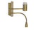 Light & Living Lighting Wall lamp+ledflex 20x11x35 cm REGINA antique bronze House of Isabella UK