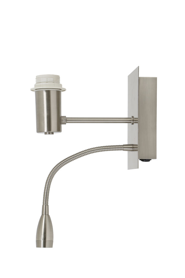 Light & Living Lighting Wall lamp+ledflex 20x11x35 cm REGINA nickel satin House of Isabella UK