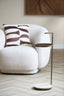 Light & Living Living Side table 26x76 cm LEDA marble sand-grey+d brown-bronze House of Isabella UK