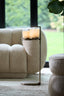 Light & Living Living Side table 26x76 cm LEDA marble sand-grey+d brown-bronze House of Isabella UK