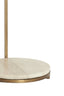 Light & Living Living Side table 26x76 cm LEDA marble sand-grey+d brown-bronze House of Isabella UK